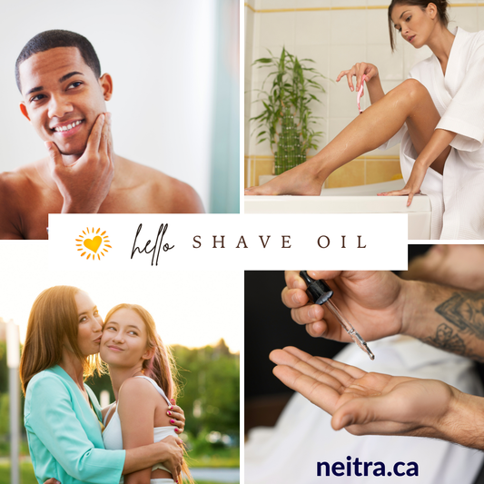 Men women and teen smooth shaving happy